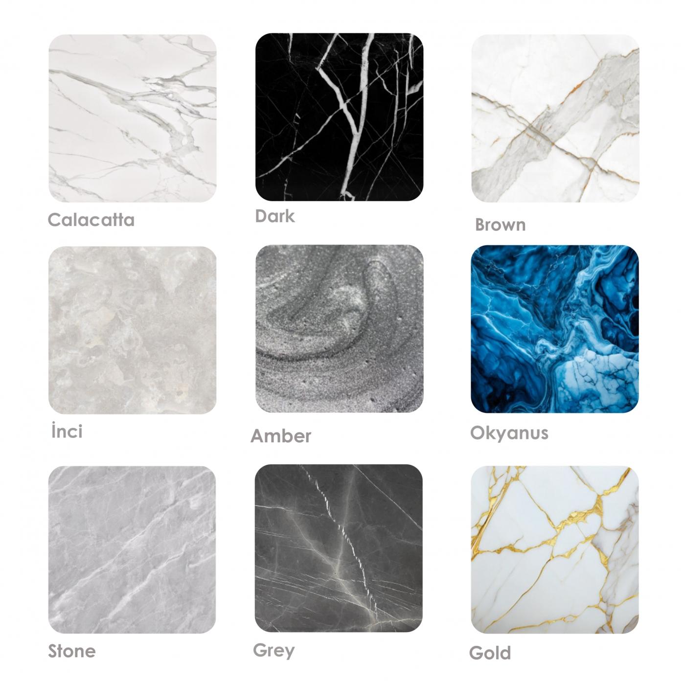 Demarin Çift Bileşenli Solventsiz Sıvı Mermer Liquid Marble (TEZGAH, ZEMİN BOYASI) 4 Kg