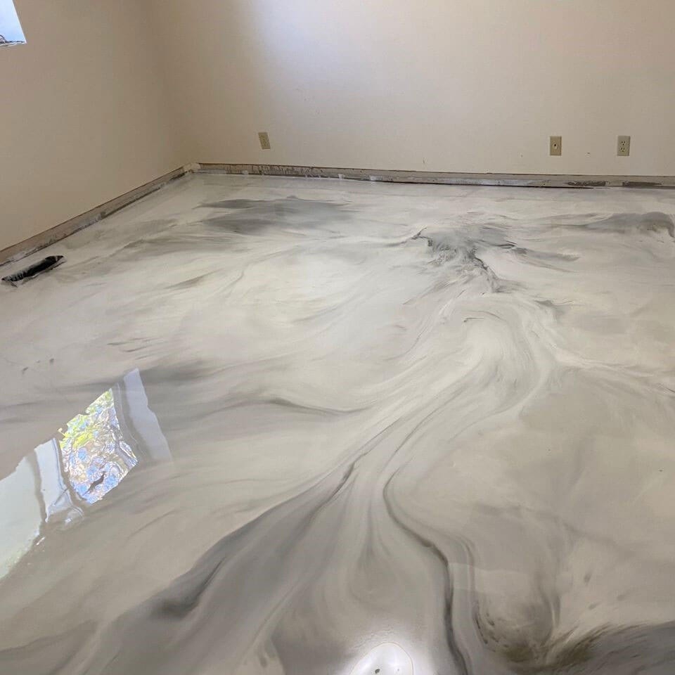 Demarin Çift Bileşenli Solventsiz Sıvı Mermer Liquid Marble (TEZGAH, ZEMİN BOYASI) 4 Kg