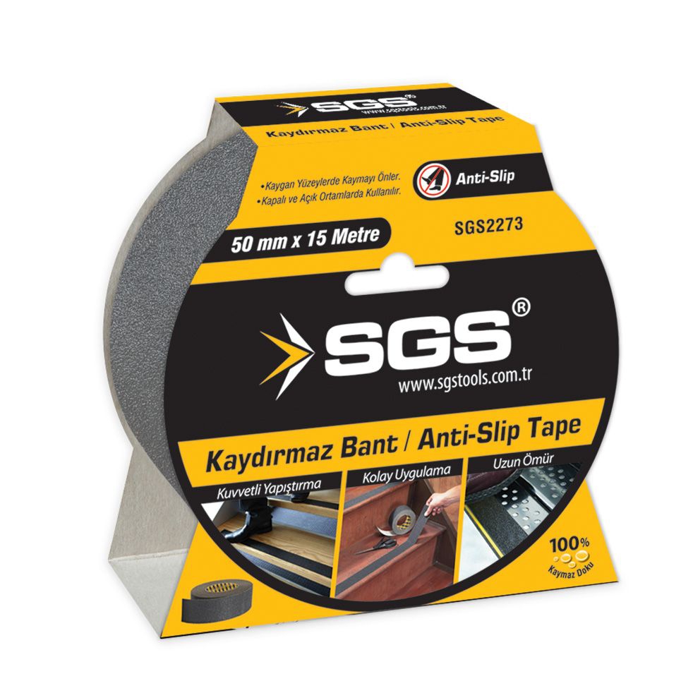 SGS 2273 Merdiven Kaydırmaz Bant 50mm x 15 Metre