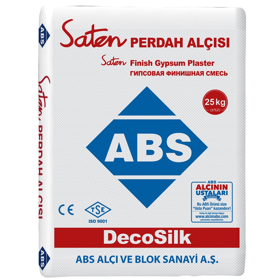 Abs Saten Alçı 25 Kg