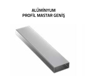 Alüminyum Profil Mastar Geniş 3 Metre