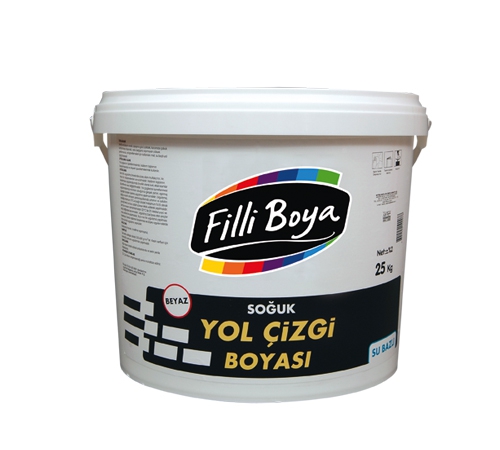 Filli Boya Su Bazlı Yol Çizgi Boyası 25 Kg