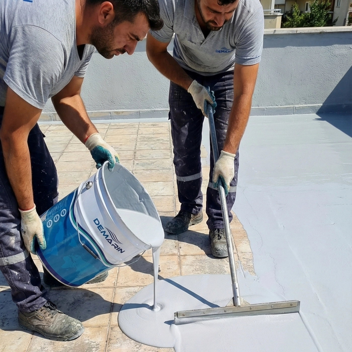 Demarin Demaflex 900 Su Geçirimsiz Dış Cephe Ve Çatı Yalıtım Boyası 20 Kg