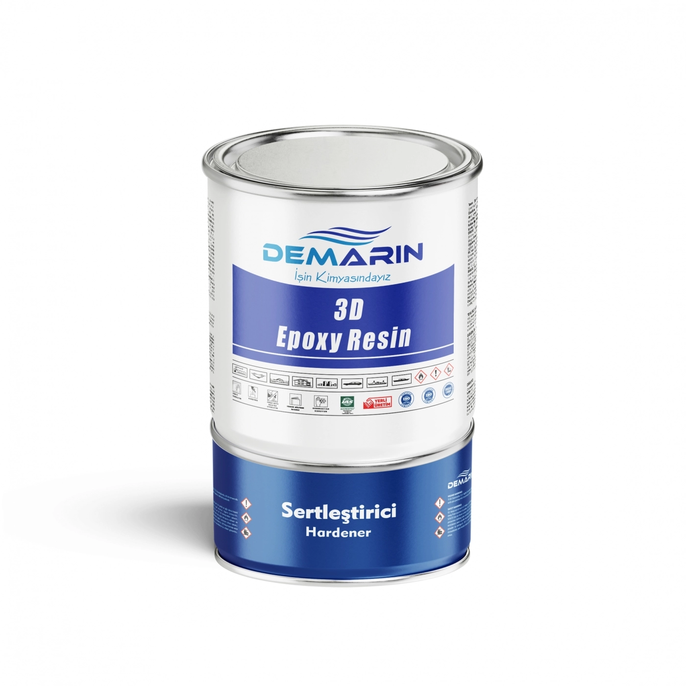 Demarin 3D Şeffaf Epoksi Reçine 25 Kg