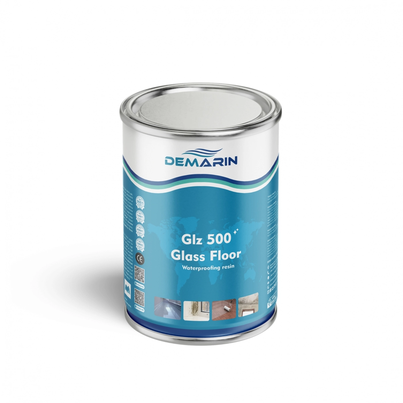 Demarin Glz 500 Glass Floor Şeffaf Su Yalıtımı 1 Kg