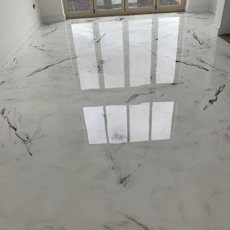 Demarin Çift Bileşenli Solventsiz Sıvı Mermer Liquid Marble (TEZGAH, ZEMİN BOYASI) 20 Kg