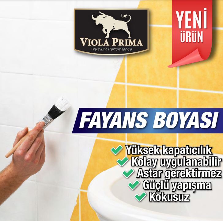 Viola Prima Fayans Boyası 1 L