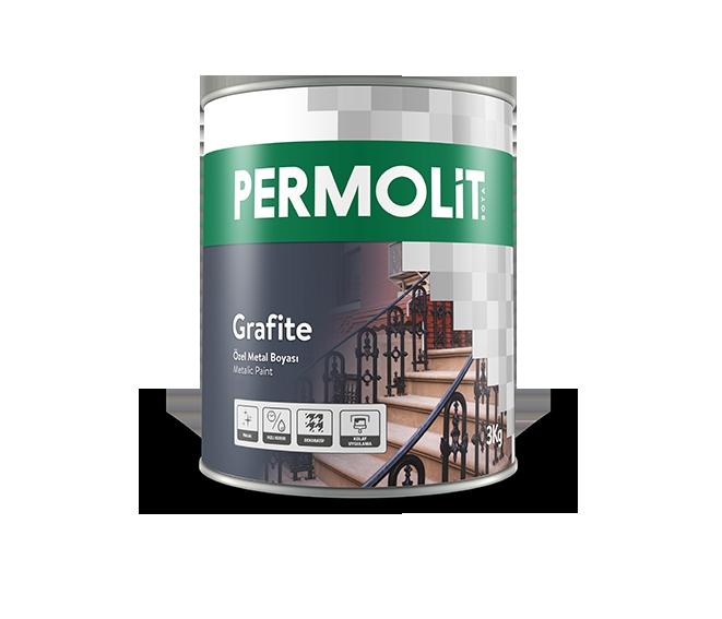 Permolit Grafite Özel Metal Boyası 2,5 Lt