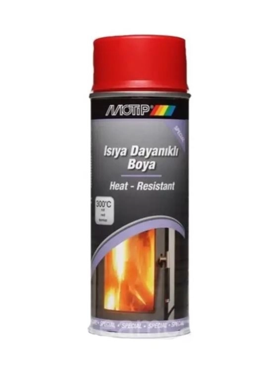 Motip Isıya Dayanıklı Boya KIRMIZI 400 ml