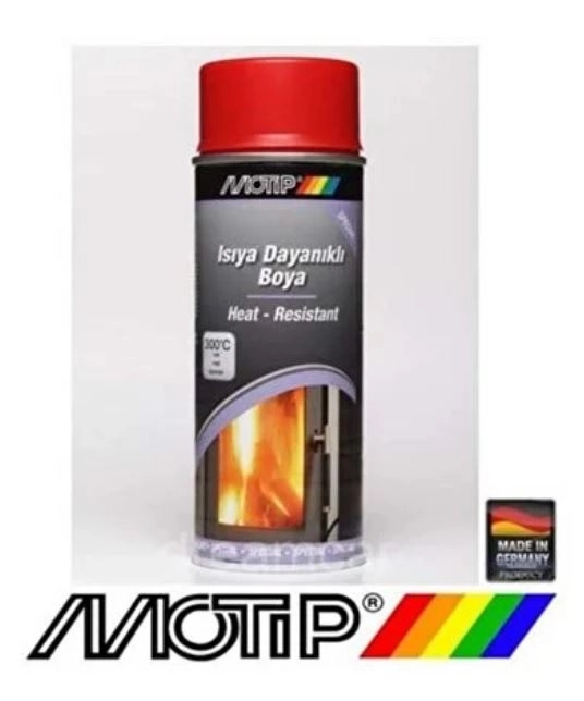Motip Isıya Dayanıklı Boya KIRMIZI 400 ml