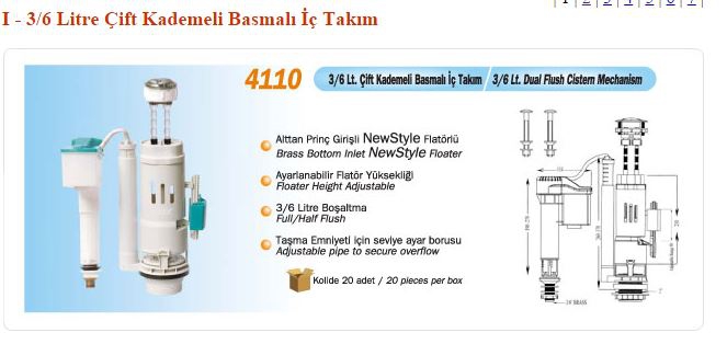 Nova çiftli basmalı iç takım