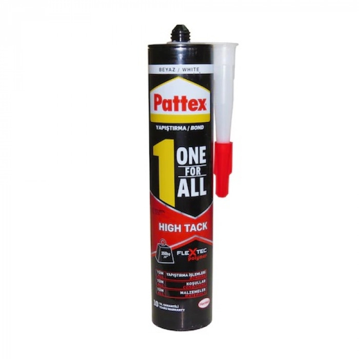 Pattex One For All High Tack Silikon Beyaz Yapıştırıcı 460 g