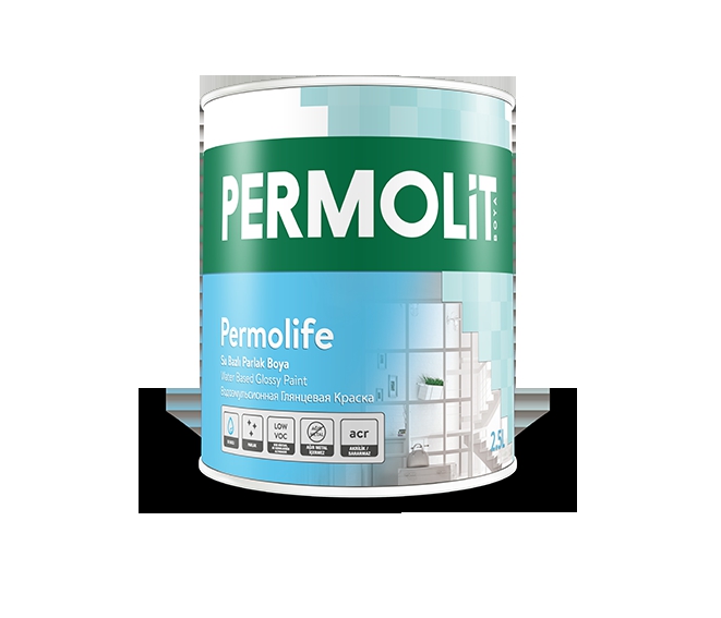 Permolit Permolife Su Bazlı Parlak Boya 15 Lt