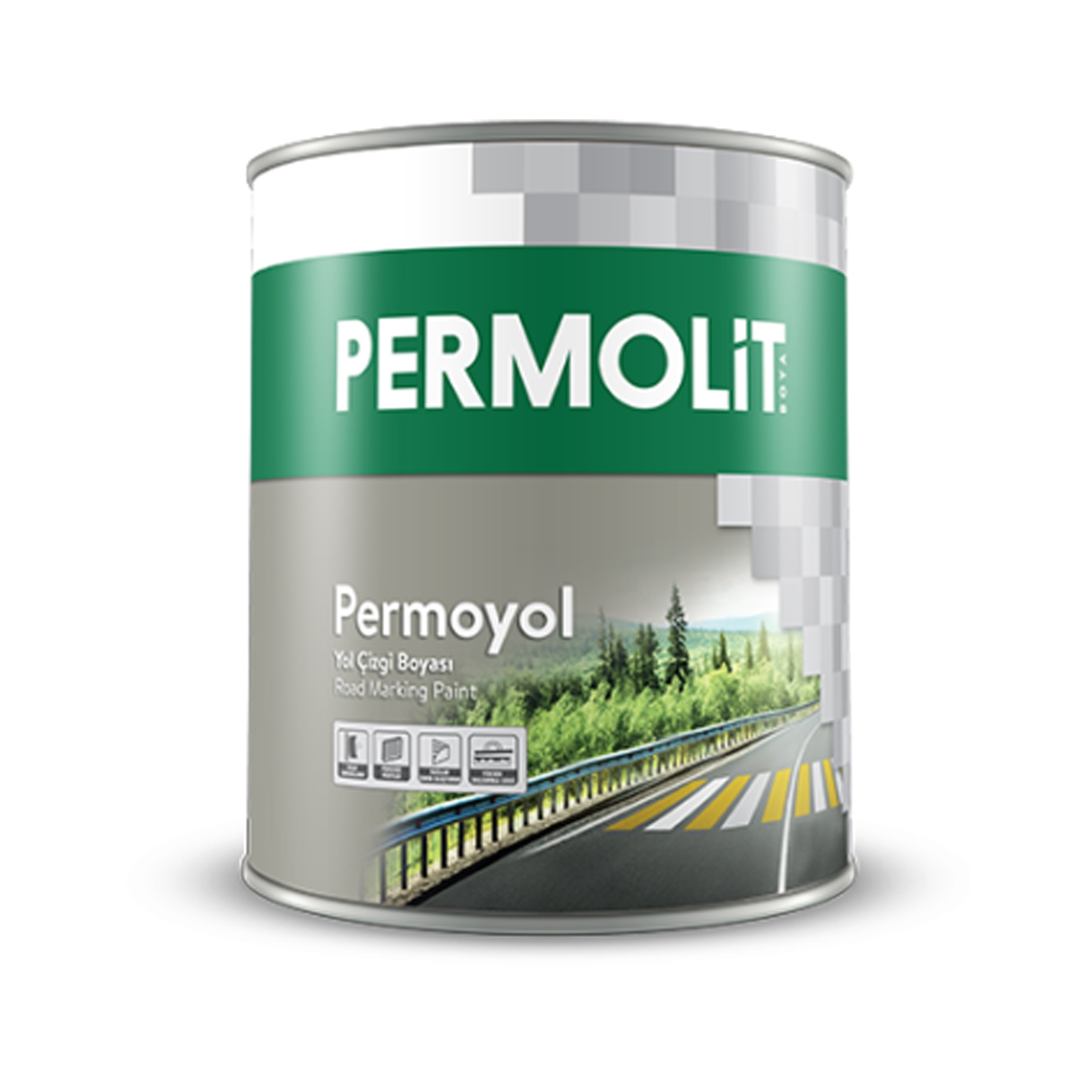 Permoyol Yol Çizgi Boyası 25 Kg