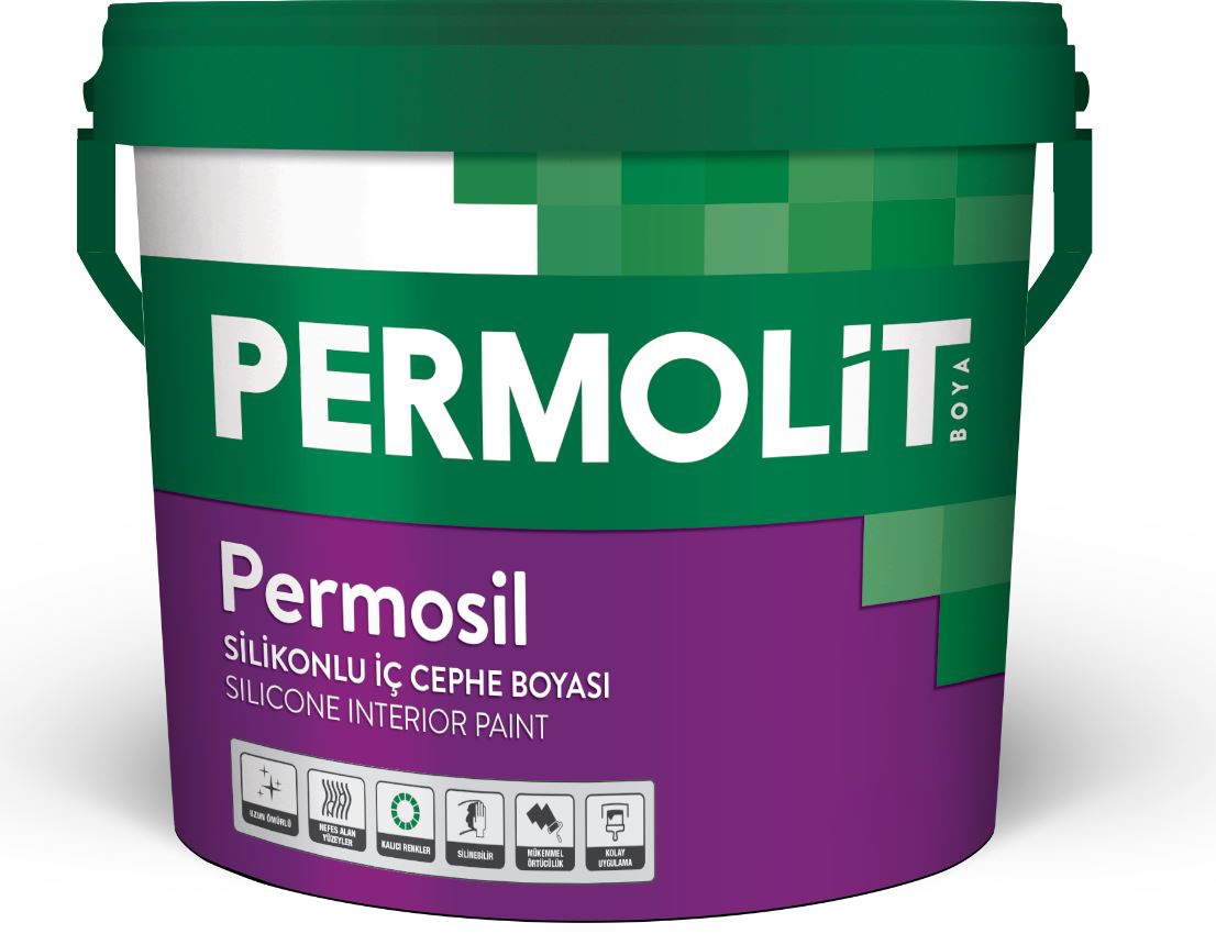 Permosil Silikonlu İç Cephe Boyası 3,5 Kg