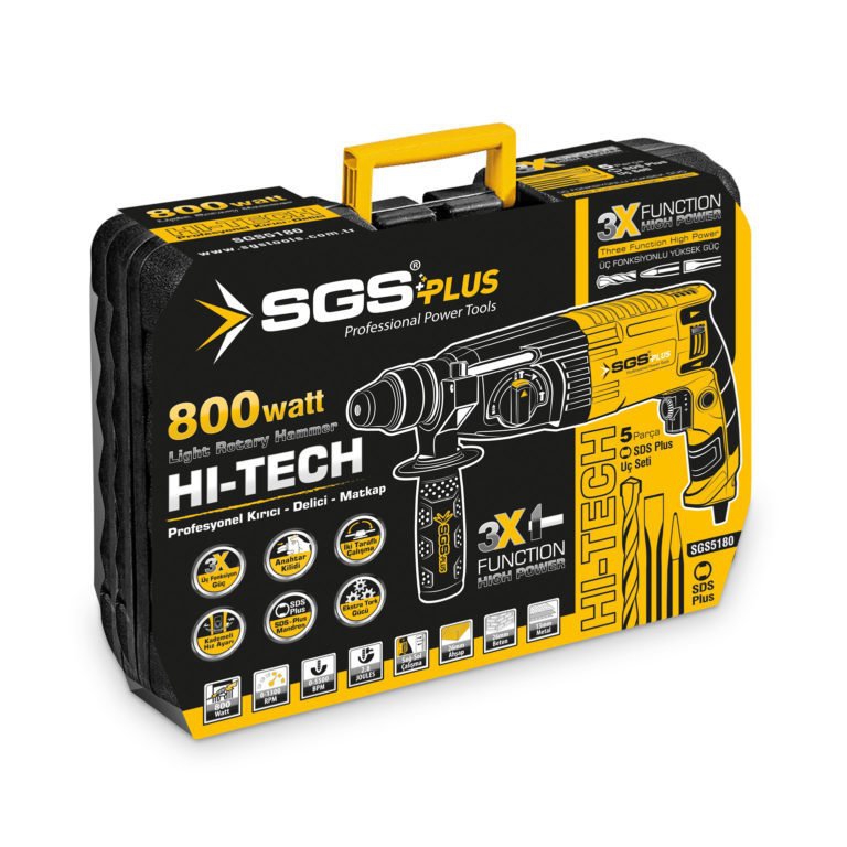 SGS 5180 Kırıcı Delici Matkap 800 Watt