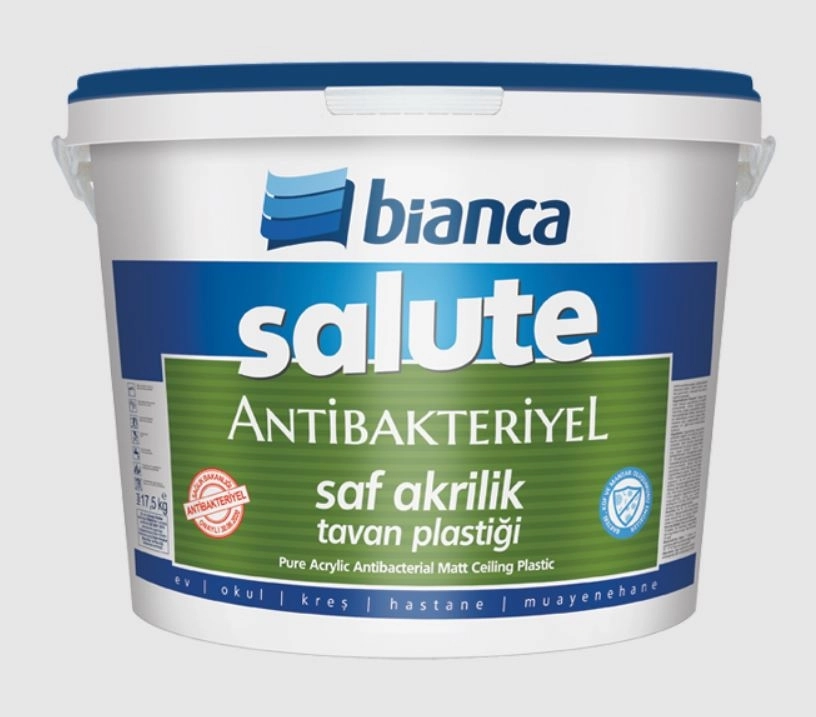 Bianca Salute – Antibakteriyel Saf Akrilik Tavan Plastiği 3,5 Kg