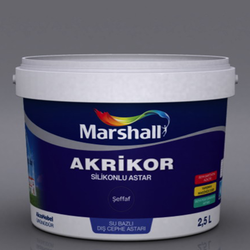 Marshall Akrikor Silikonlu Astar 4 Lt