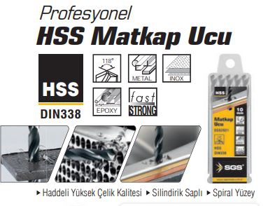 SGS 2808 Hss Metal Matkap Ucu 4.2mm