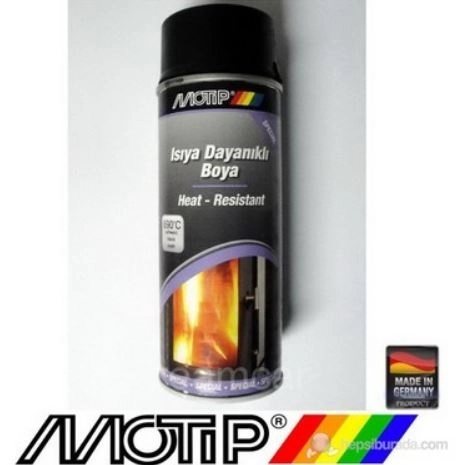 Motip Isıya Dayanıklı Boya SİYAH 400 ml
