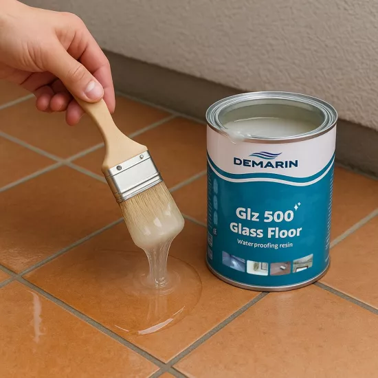 Demarin Glz 500 Glass Floor Şeffaf Su Yalıtımı 1 Kg