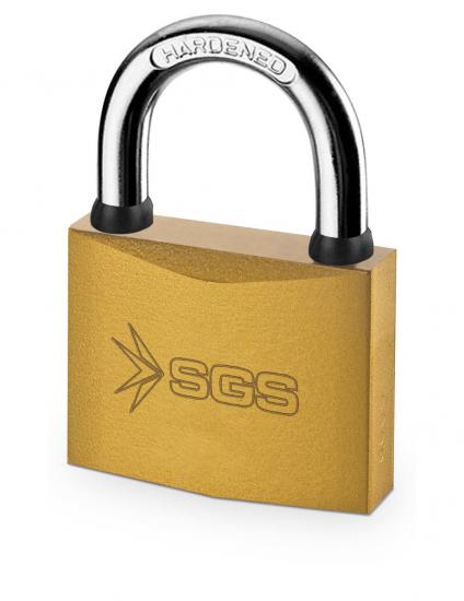SGS 1344 Asma Kilit Sarı Boyalı 50mm