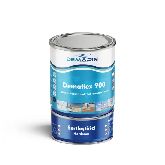 Demarin Demaflex 900 Su Geçirimsiz Dış Cephe Ve Çatı Yalıtım Boyası 1 Kg