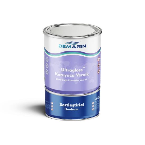 Demarin Çift Bileşenli Ultragloss Sıvı Cam Vernik (Yüksek Koruyucu) 1 Kg