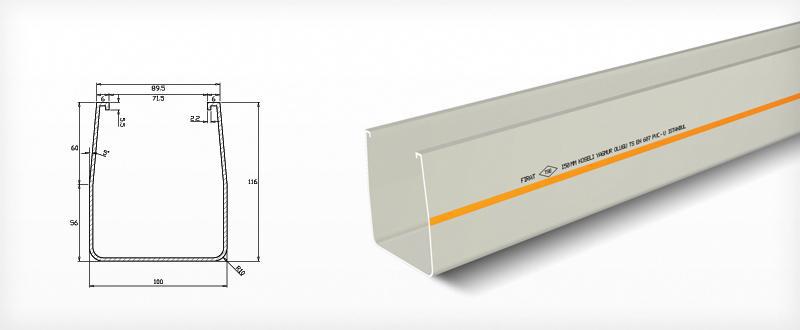 Fırat 150’lik Köşeli Çatı Oluğu 4 Metre Fiyat