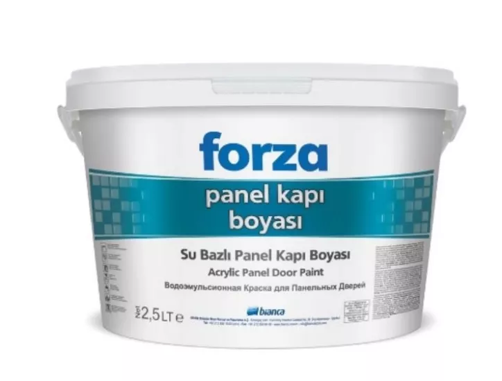 Bianca Forza Su Bazlı Panel Kapı Boyası 0,75 Lt