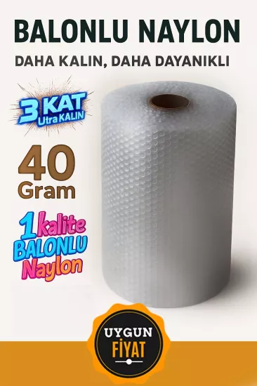 Balonlu Naylon Patpat 50cm x 50m