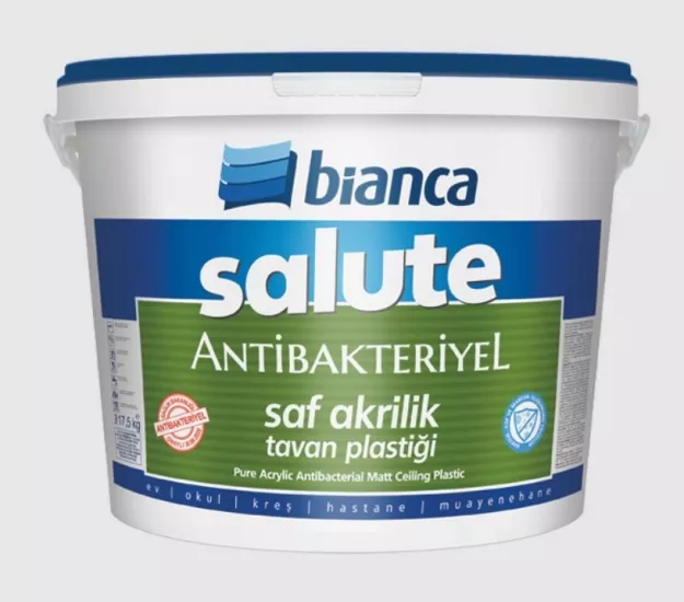Bianca Salute – Antibakteriyel Saf Akrilik Tavan Plastiği 17,5 Kg