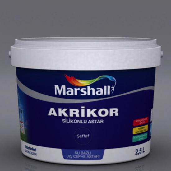 Marshall Akrikor Silikonlu Astar 12,5 Lt Dış Cephe Boyası Astarı