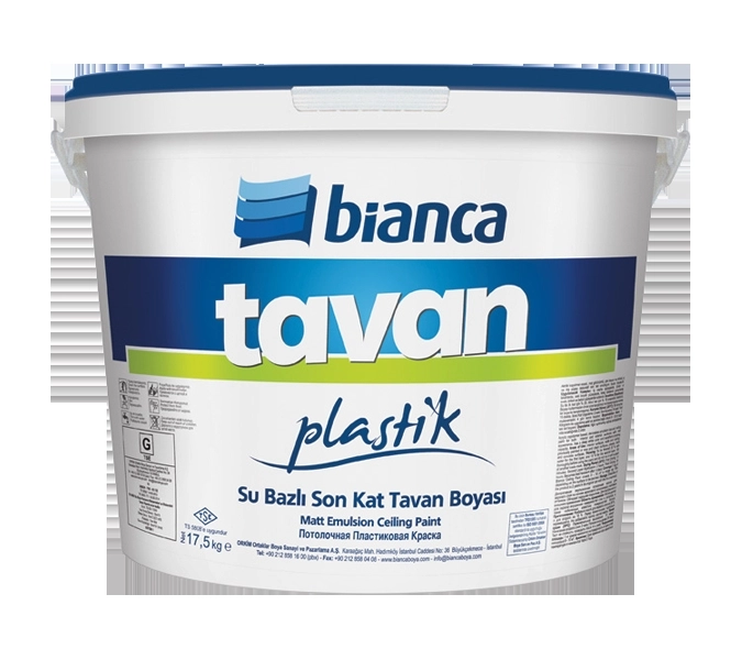 Bianca Su Bazlı Son Kat Tavan Boyası Parfümlü 3.5 Kg